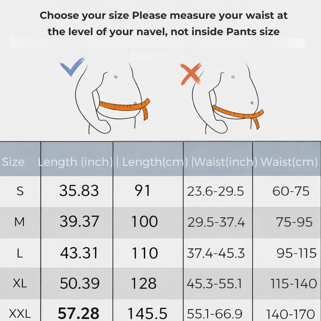 Korsettbelte for korsryggen | 360-graders ryggstabilisering