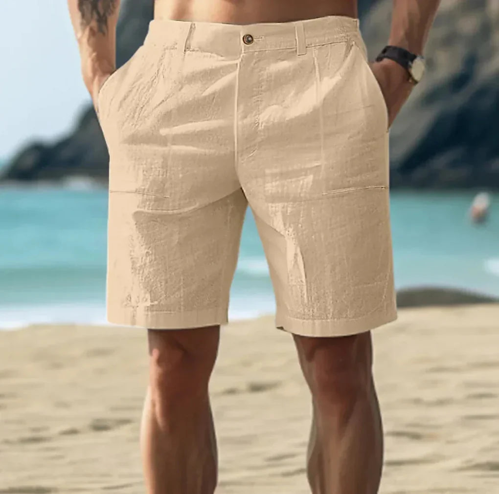 Casual Menns Linshorts for Sommerdager