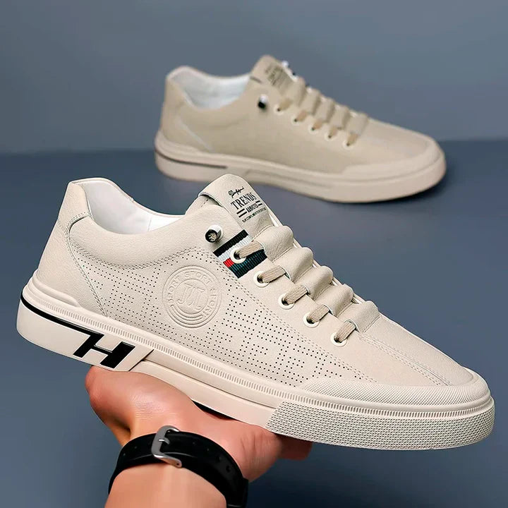 Stilige menn's sneakers med moderne urban appell