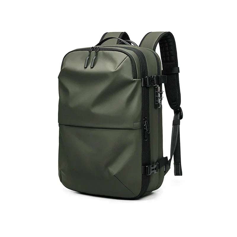 ElitePack ryggsekk med luftkomprimering | Vanntett 60L ryggsekk for jobb og reise med vakuumkomprimeringsteknologi