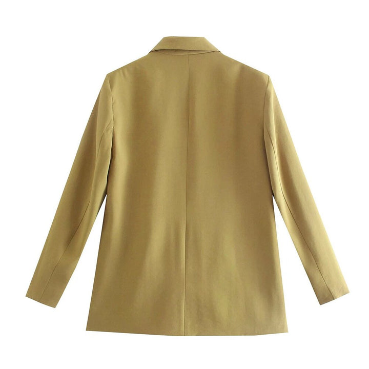 Elegante Double-Breasted Blazer for Damer