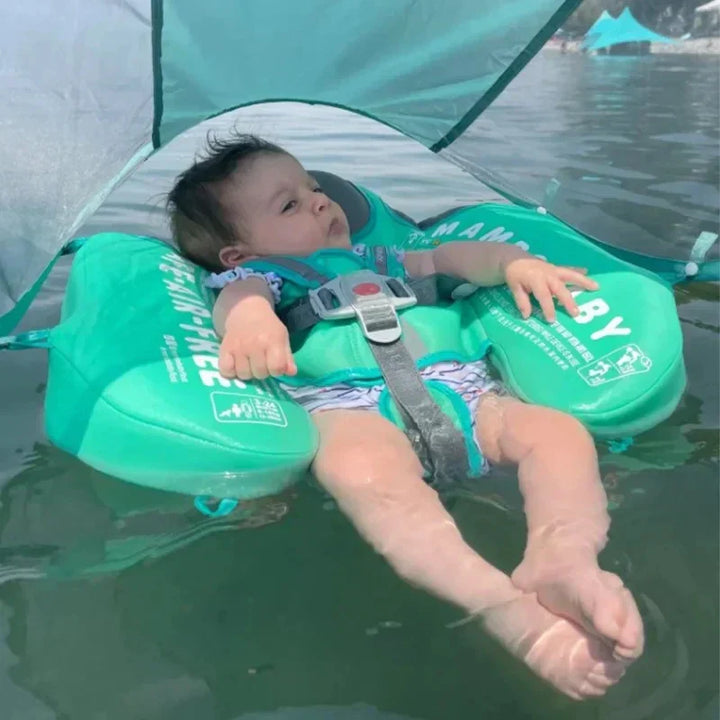 Baby Toddler Svømme Ring med Solskjerm