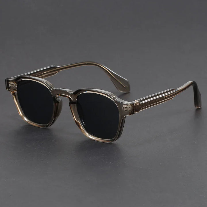 Firkantet Solbrille Retrodesign - Innfatning i Polykarbonat