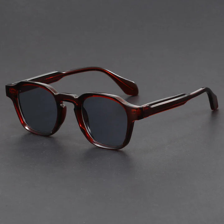 Firkantet Solbrille Retrodesign - Innfatning i Polykarbonat