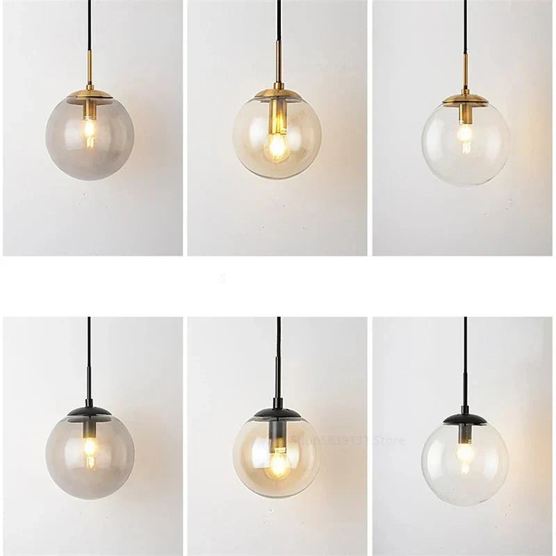GlacioGlow Vegglampe i Retro-glass | Elegant nattbordlampe for varm stemningsbelysning