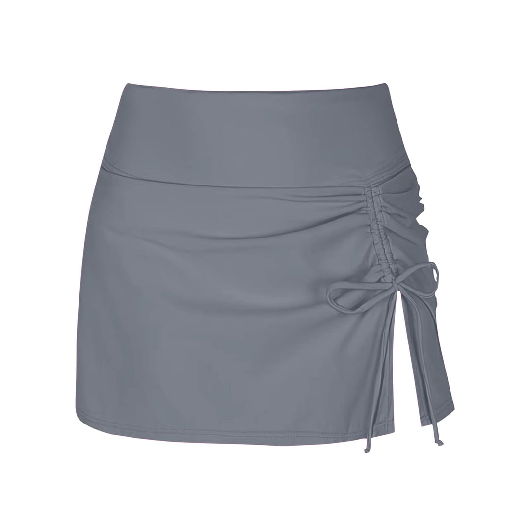 Kvinners svømme-shorts med sideslits