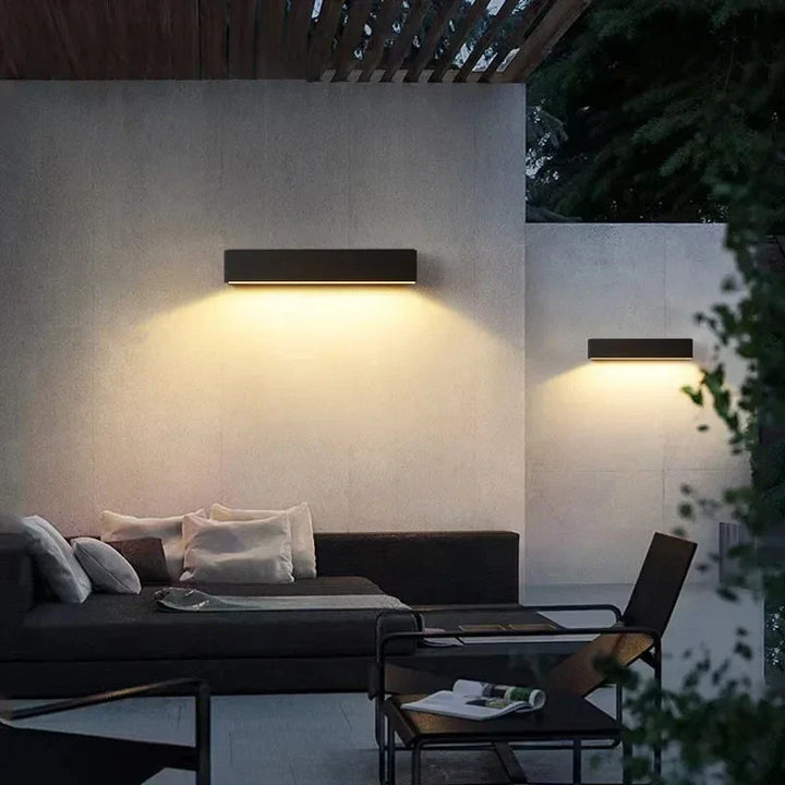 Solavella solcelle-vegglampe | 16 LED | Superlys og vanntett | For hage, balkong og husvegg | Varmhvit og kaldhvit
