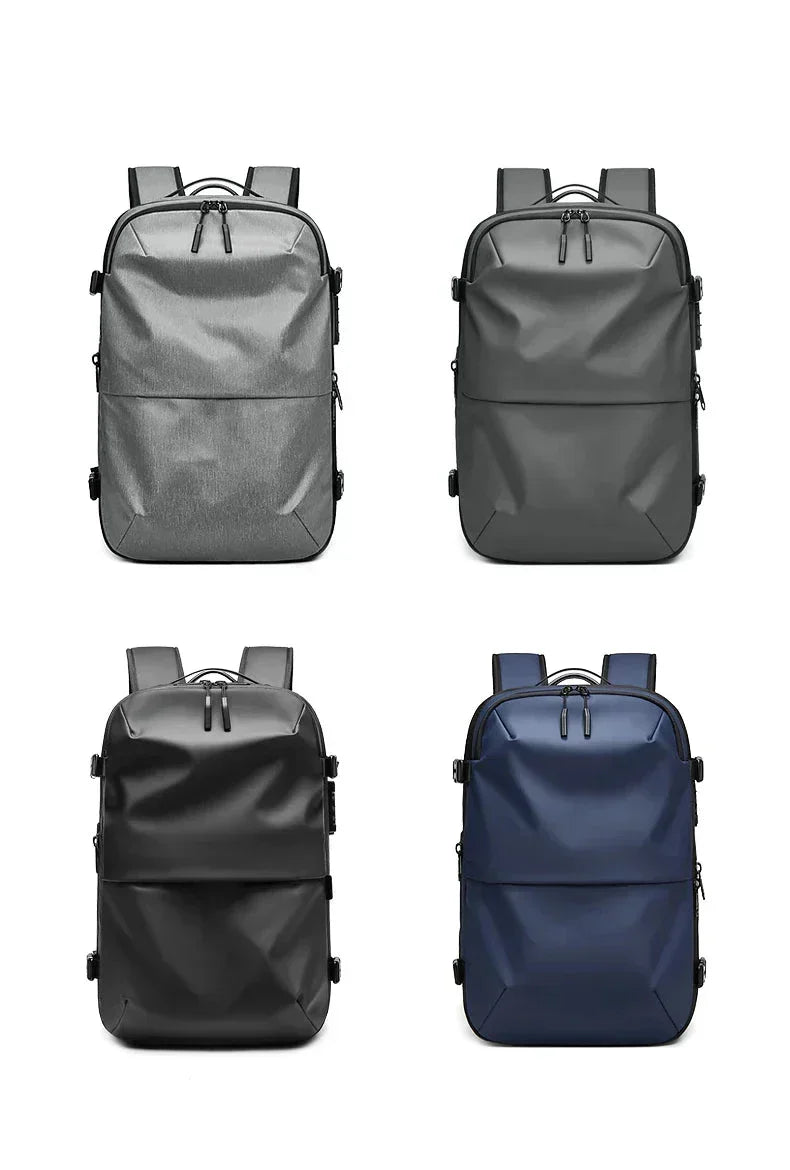 ElitePack ryggsekk med luftkomprimering | Vanntett 60L ryggsekk for jobb og reise med vakuumkomprimeringsteknologi