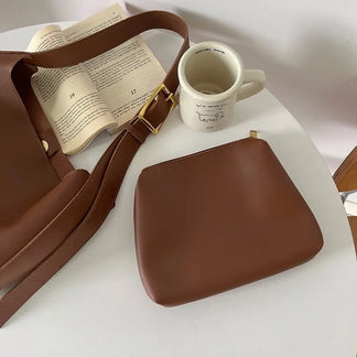 Blanche - Lærveske for kvinner