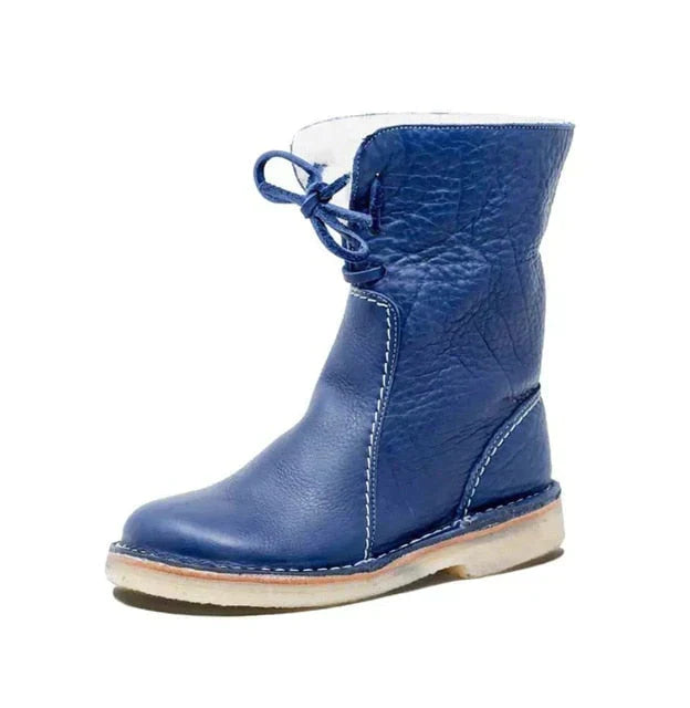 Luksuriøse halvhøye fôrede damestøvler - Sophia Hike Boot