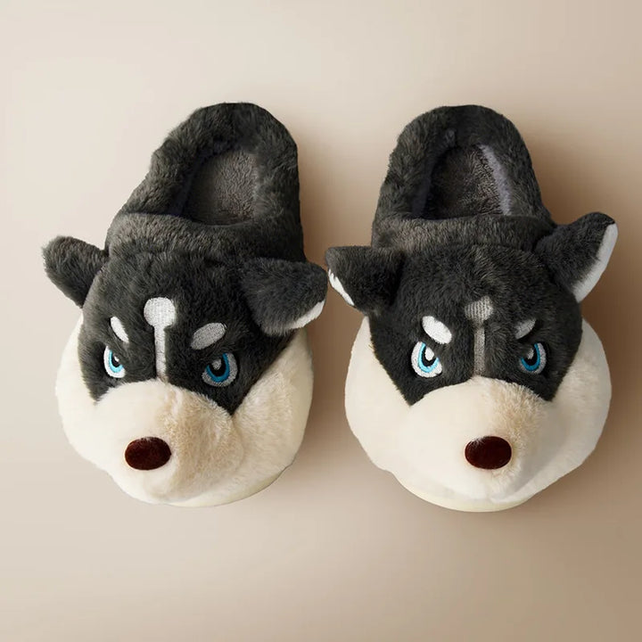 Søte Husky Tøfler til Dame – Novi