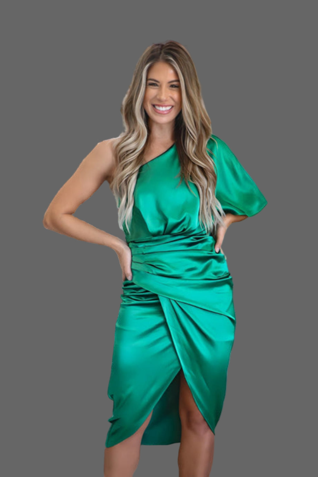 Moderne Kvinners Kjole – Ottilie Eleganse i Farger