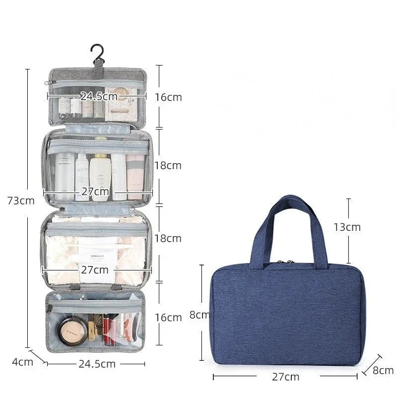 TravelTidy – Kompakt kosmetikkorganizer med 4 rom