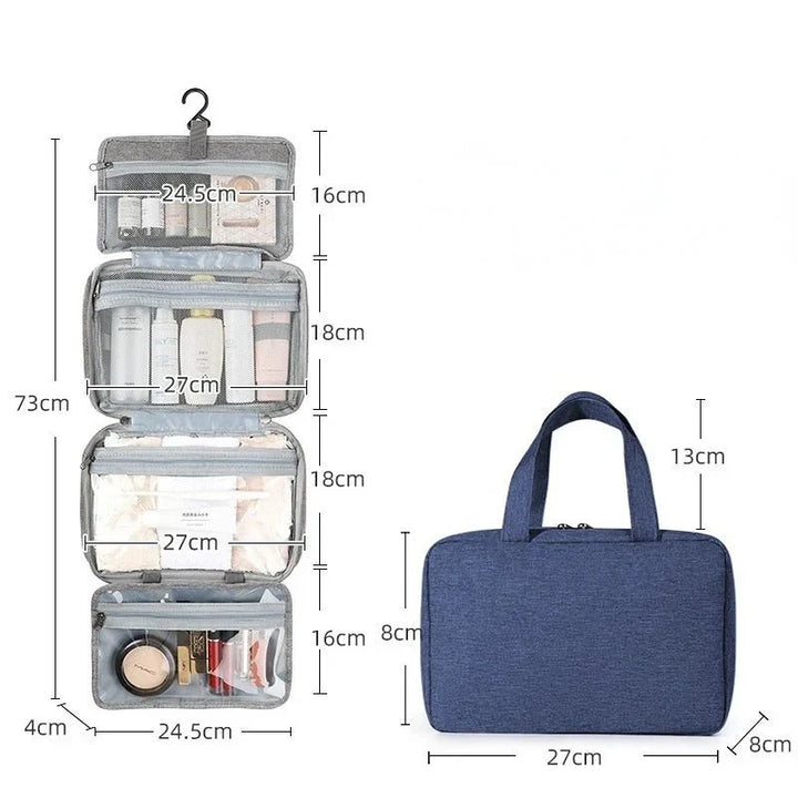 TravelTidy – Kompakt kosmetikkorganizer med 4 rom