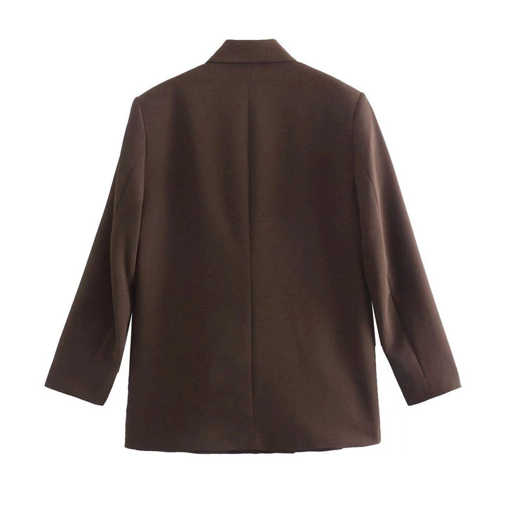 Elegante Double-Breasted Blazer for Damer