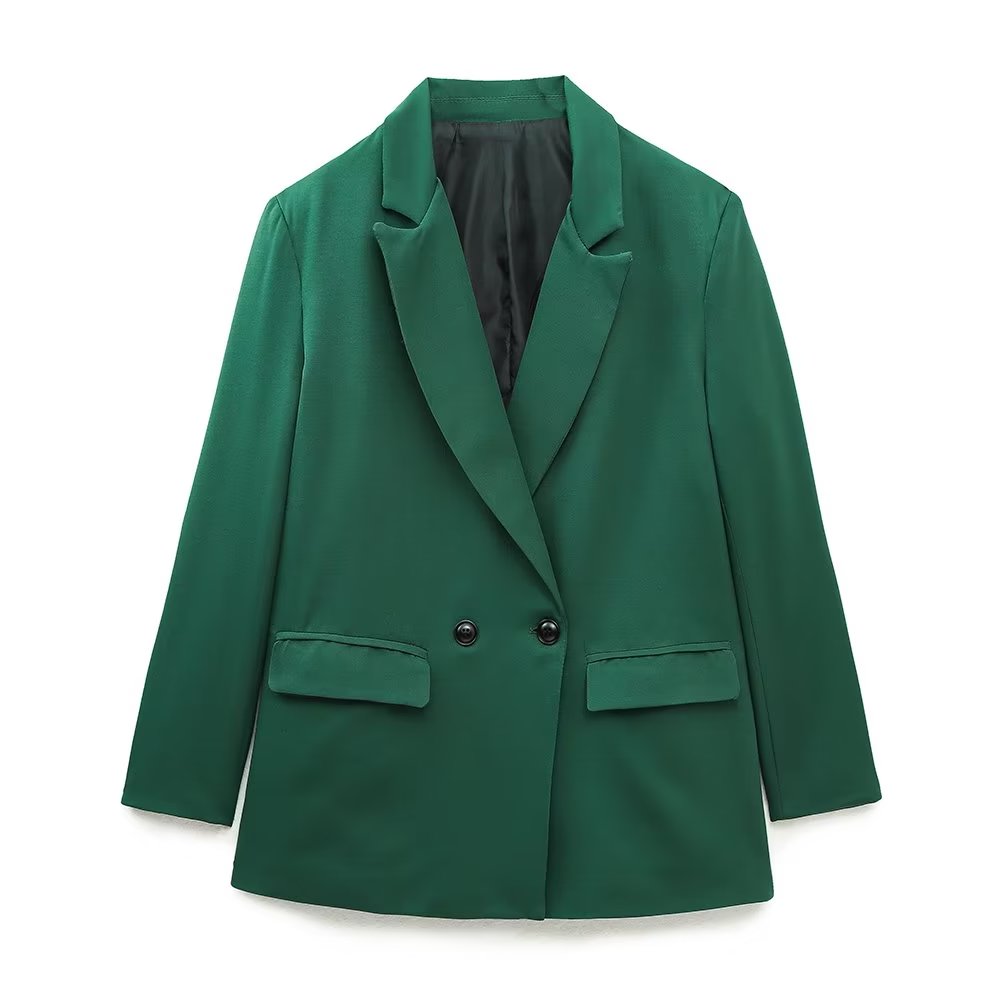 Elegante Double-Breasted Blazer for Damer