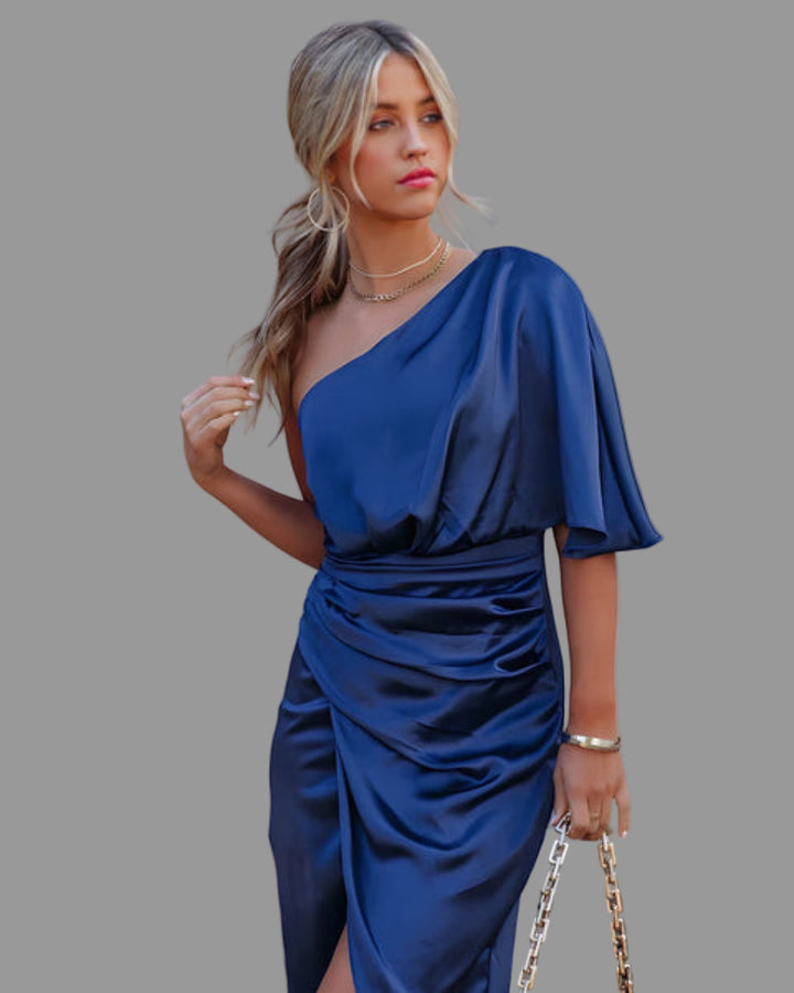 Moderne Kvinners Kjole – Ottilie Eleganse i Farger