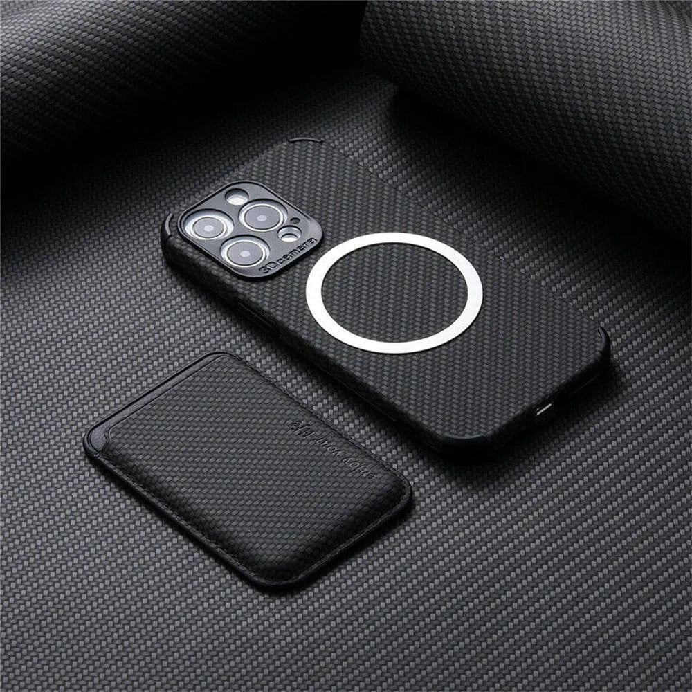 MagSafe lommebokdeksel | Magnetisk korttholder for iPhone | Slankt design