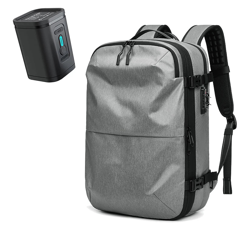 ElitePack ryggsekk med luftkomprimering | Vanntett 60L ryggsekk for jobb og reise med vakuumkomprimeringsteknologi