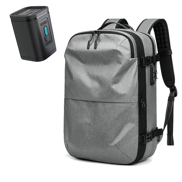 ElitePack ryggsekk med luftkomprimering | Vanntett 60L ryggsekk for jobb og reise med vakuumkomprimeringsteknologi