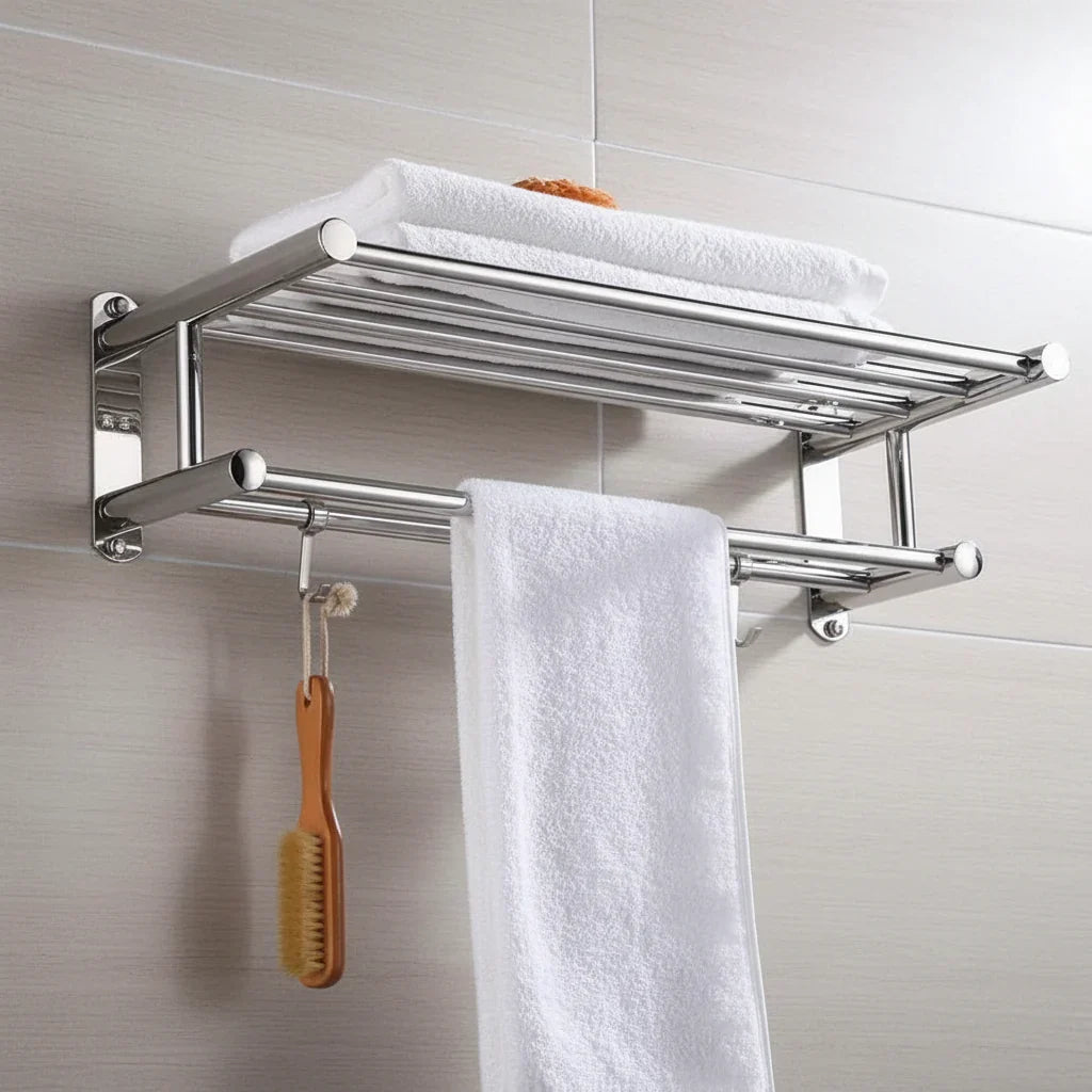 STEELRACK – plassbesparende og elegant håndkleholder i rustfritt stål