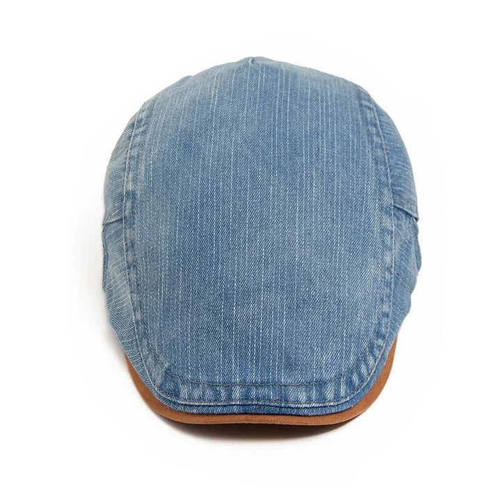 Flatcaps til herre | Retro newsboy-caps i denim