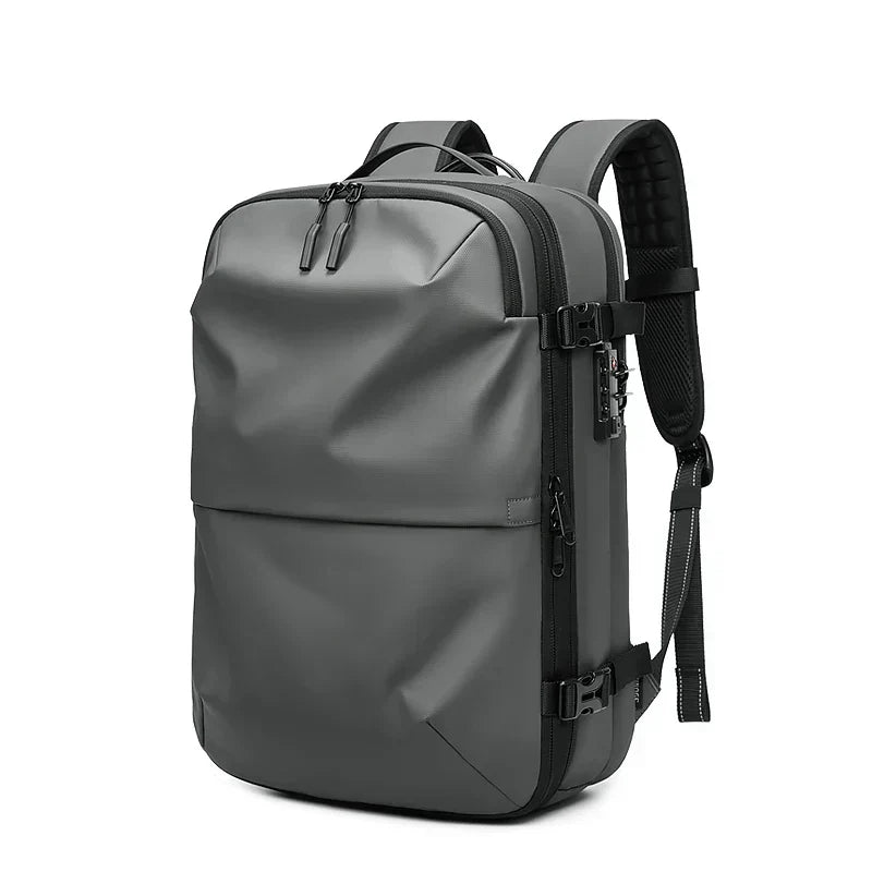 ElitePack ryggsekk med luftkomprimering | Vanntett 60L ryggsekk for jobb og reise med vakuumkomprimeringsteknologi