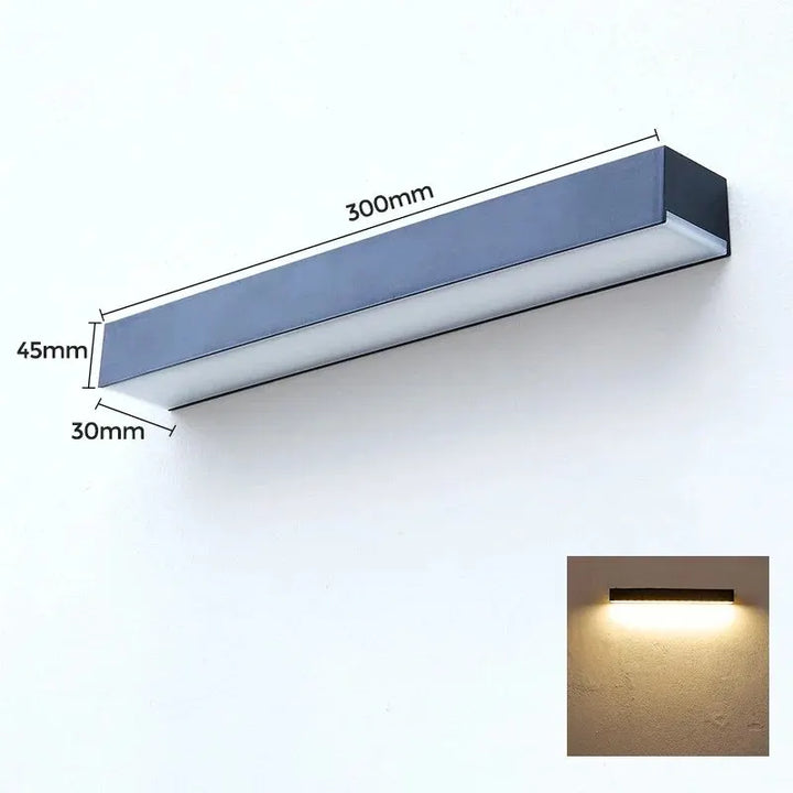 Solavella solcelle-vegglampe | 16 LED | Superlys og vanntett | For hage, balkong og husvegg | Varmhvit og kaldhvit