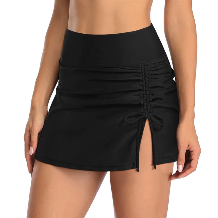 Kvinners svømme-shorts med sideslits