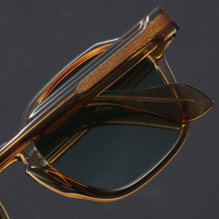 Firkantet Solbrille Retrodesign - Innfatning i Polykarbonat