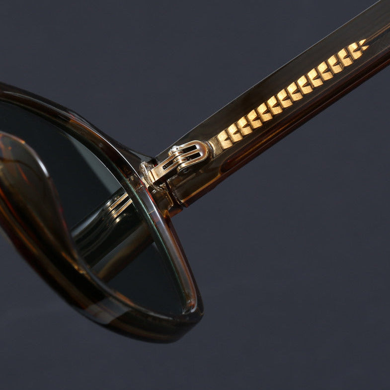 Firkantet Solbrille Retrodesign - Innfatning i Polykarbonat