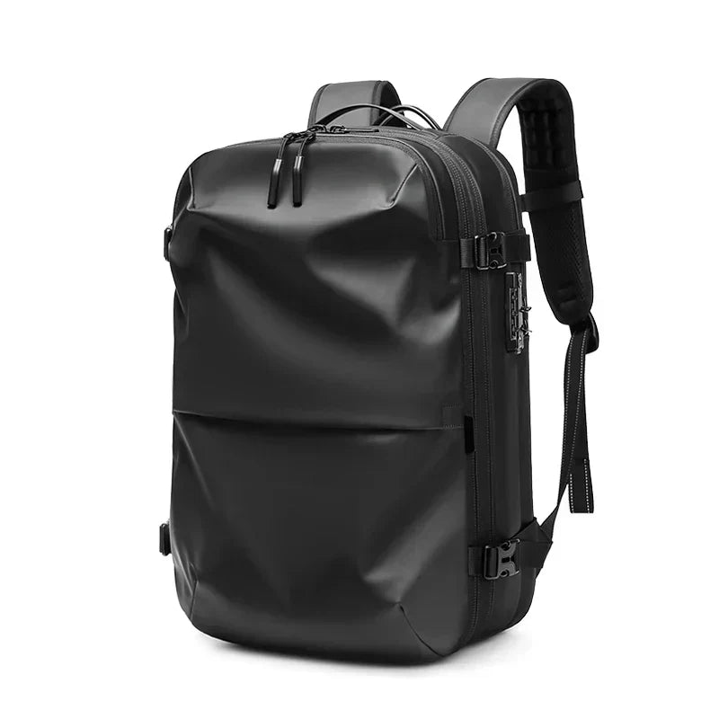 ElitePack ryggsekk med luftkomprimering | Vanntett 60L ryggsekk for jobb og reise med vakuumkomprimeringsteknologi