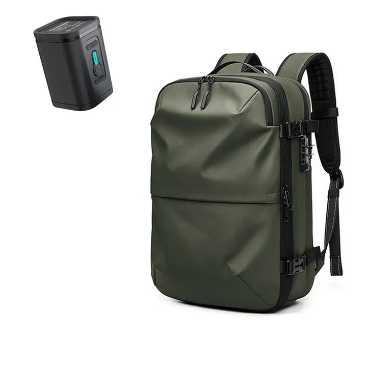 ElitePack ryggsekk med luftkomprimering | Vanntett 60L ryggsekk for jobb og reise med vakuumkomprimeringsteknologi