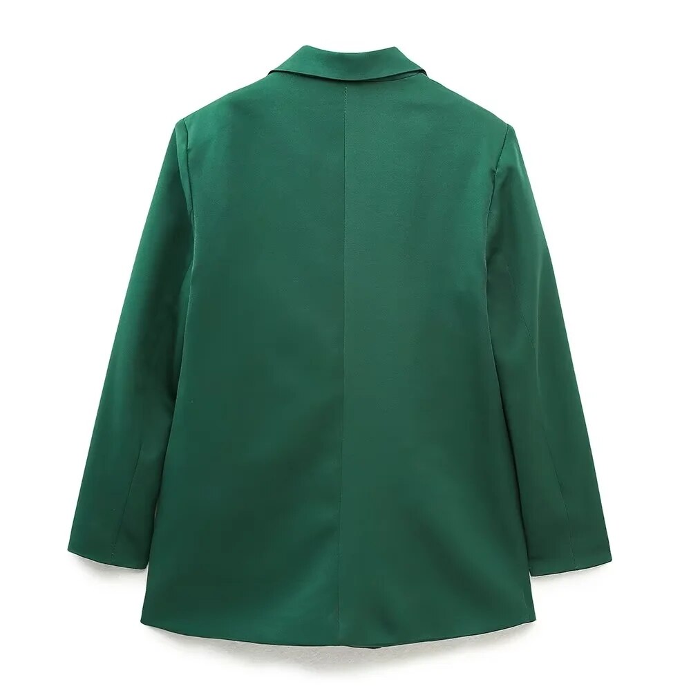 Elegante Double-Breasted Blazer for Damer