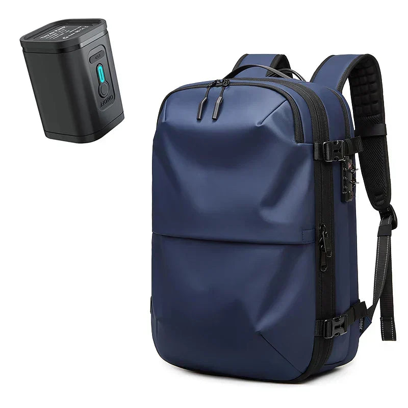 ElitePack ryggsekk med luftkomprimering | Vanntett 60L ryggsekk for jobb og reise med vakuumkomprimeringsteknologi