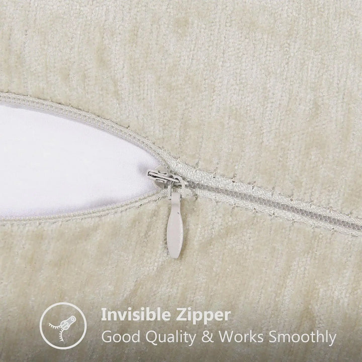 Liorenn - putetrekk i chenille med sydd kant