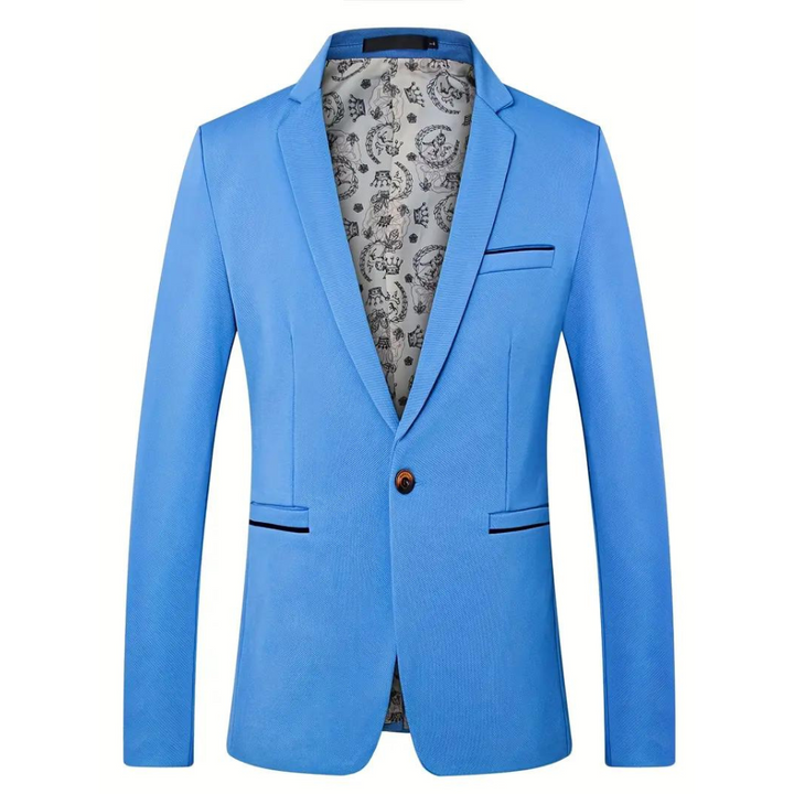 Elegant Menns Blazer Forfinet Søm for den Moderne Mannen