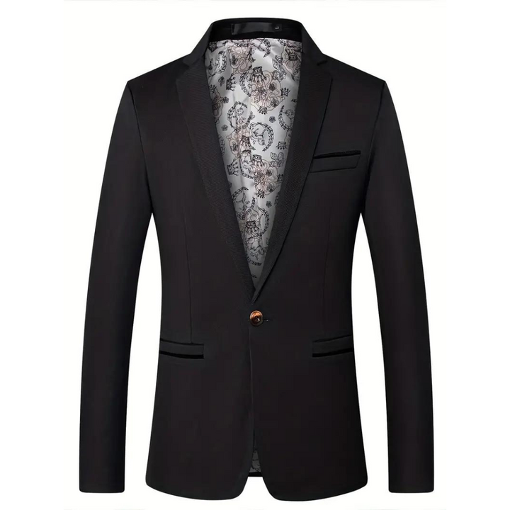 Elegant Menns Blazer Forfinet Søm for den Moderne Mannen