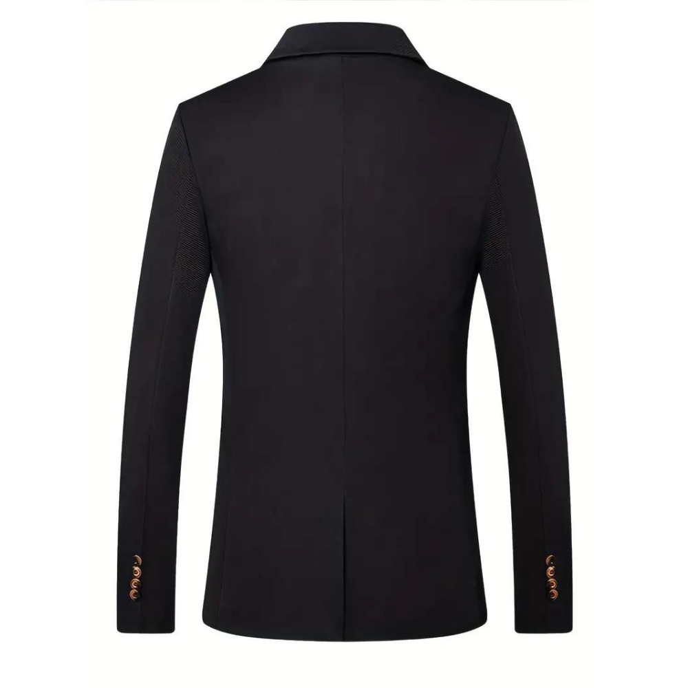 Elegant Menns Blazer Forfinet Søm for den Moderne Mannen