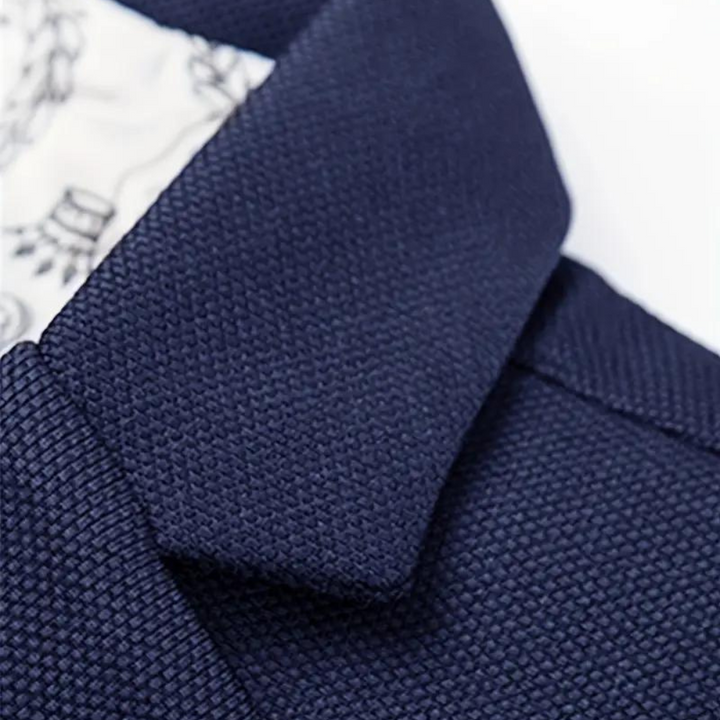 Elegant Menns Blazer Forfinet Søm for den Moderne Mannen