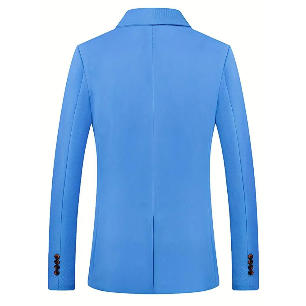 Elegant Menns Blazer Forfinet Søm for den Moderne Mannen