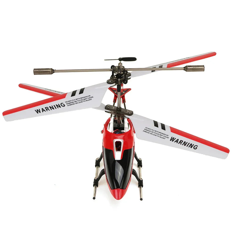 RC-helikopter Hercules Uknuselig 3,5CH mini RC-helikopter med gyroskop i karmosinrødt