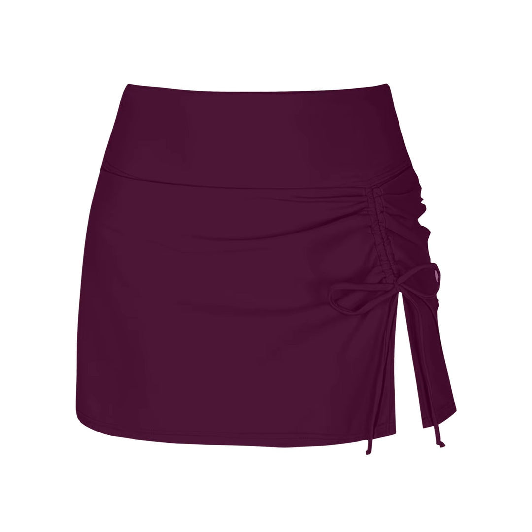 Kvinners svømme-shorts med sideslits