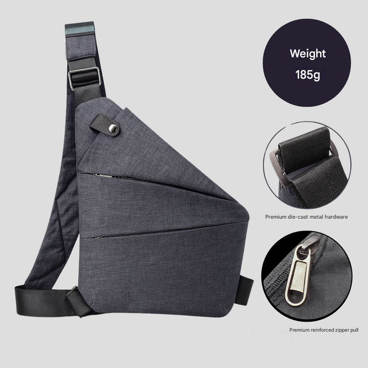 Anti-Tyveri Crossbody Reiseveske – Sikker, Lettvekts & Hender Frie Organisator for Urban & Hverdagsbruk