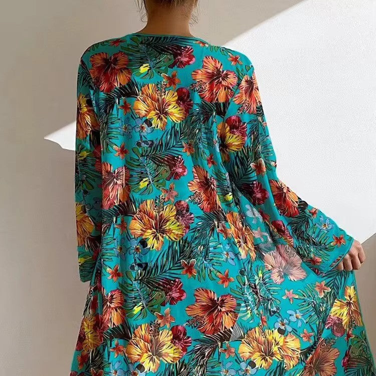 Bikinisett med Høy Midje og Cover-up – Amira