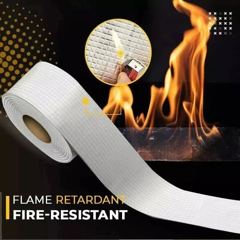Vanntett Varmebestandig Tape - Tykkere Butyl-aluminiumstape for Reparasjon av Vegger, Bassenger og Tak - Selvklebende Tape