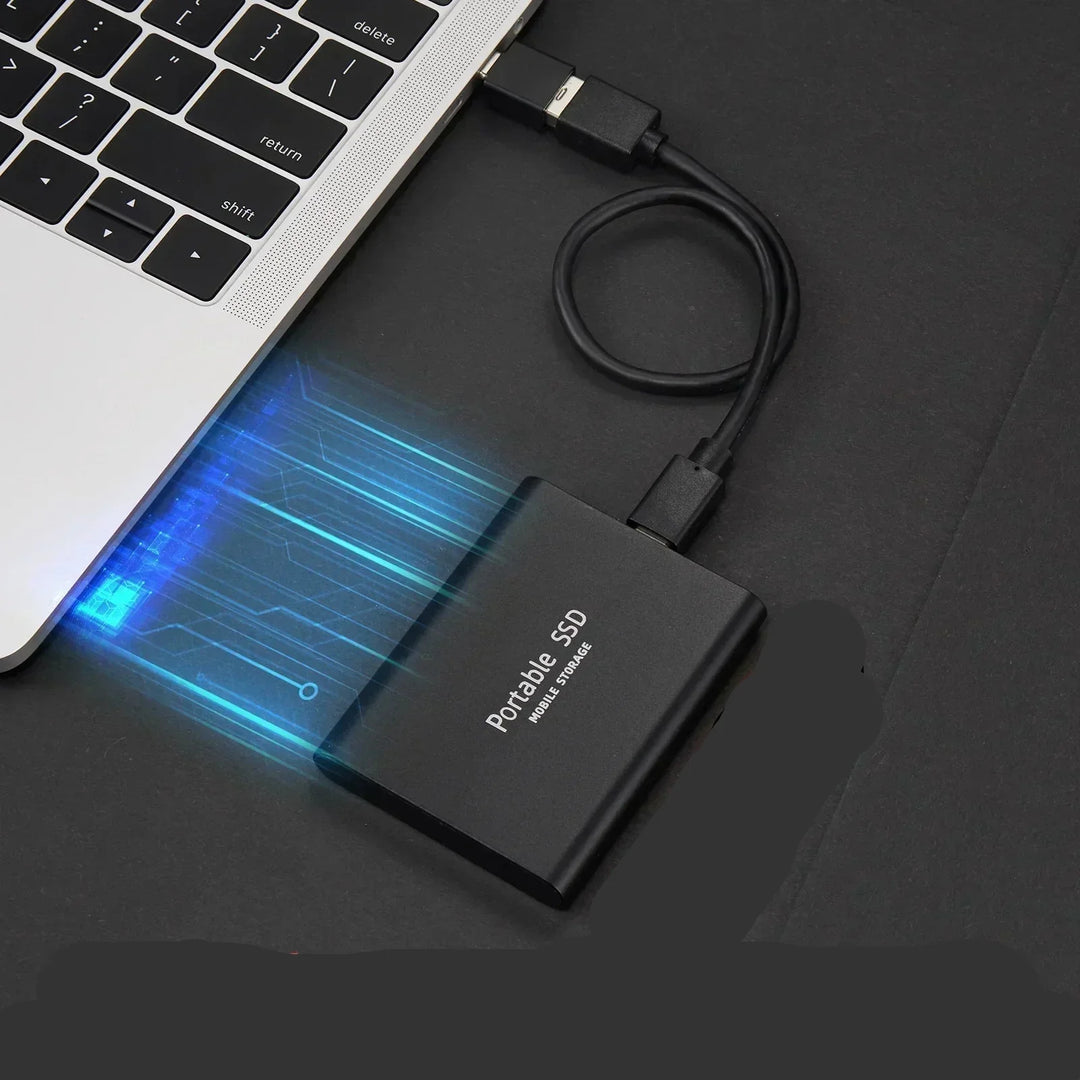 Ultrarask SSD-disk på 128 GB med kompakt og robust design