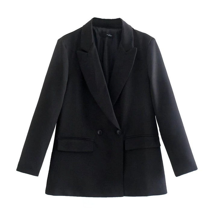 Elegante Double-Breasted Blazer for Damer