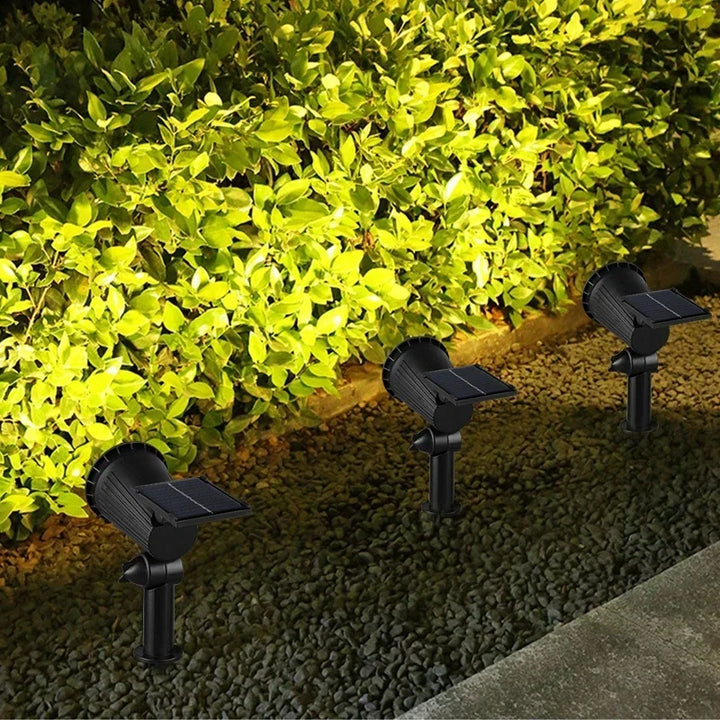 LED-hagelampe med Solcellereflektor og Skumringssensor