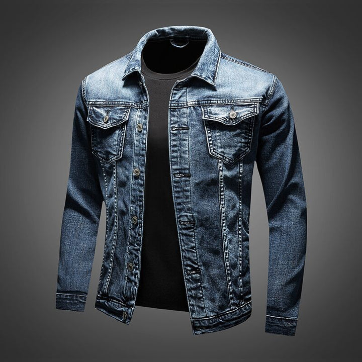 Urban Edge — Klassisk Denim Møter Biker Holdning
